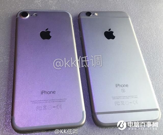 iPhone7與iPhone 6s真機比照圖來了！