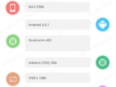 4GB內(nèi)存+驍龍625 三星C7安兔兔跑分超6w