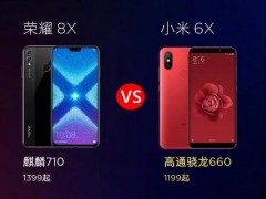 榮耀8X和小米6X區(qū)別對比 榮耀8X和小米6X哪個好？